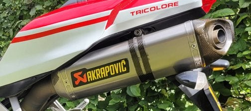 Akrapovic Uitlaat Ducati 848 - Carbon Eindkap, Ophalen, Gebruikt