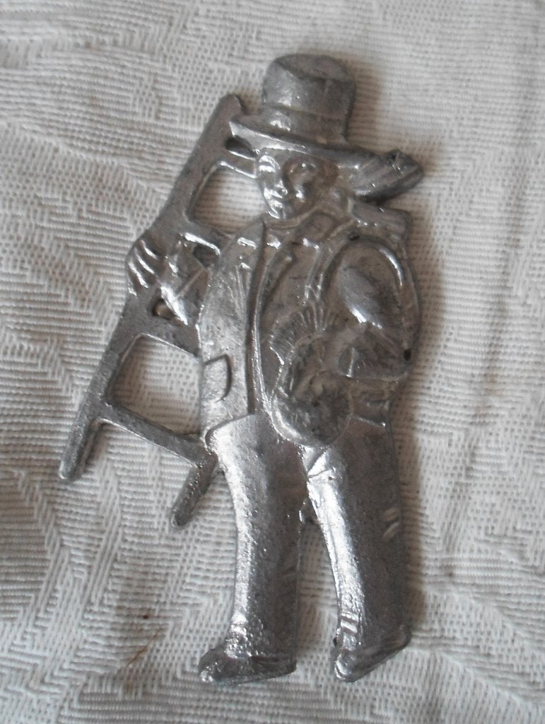 Tinnen schoorsteenveger. Geluksbrenger., Ophalen of Verzenden