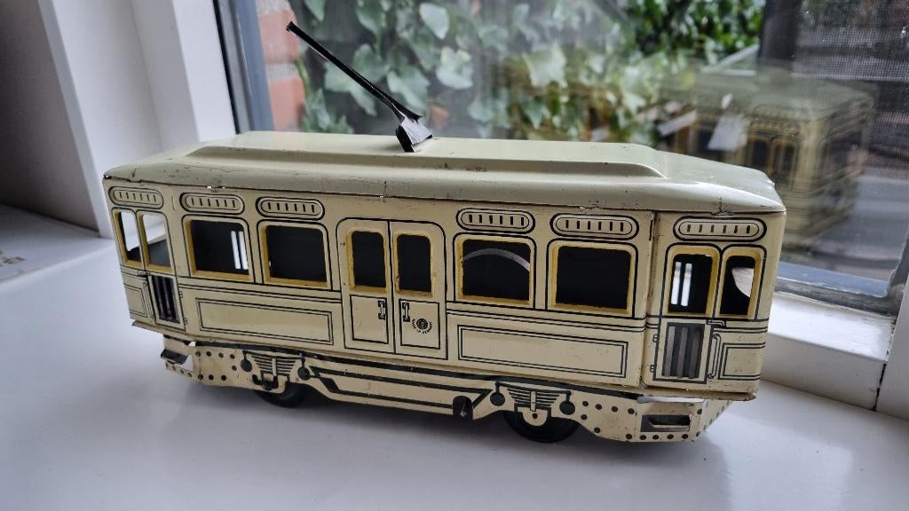 S.G. Günthermann Tram - tin / blikken speelgoed, Ophalen of Verzenden