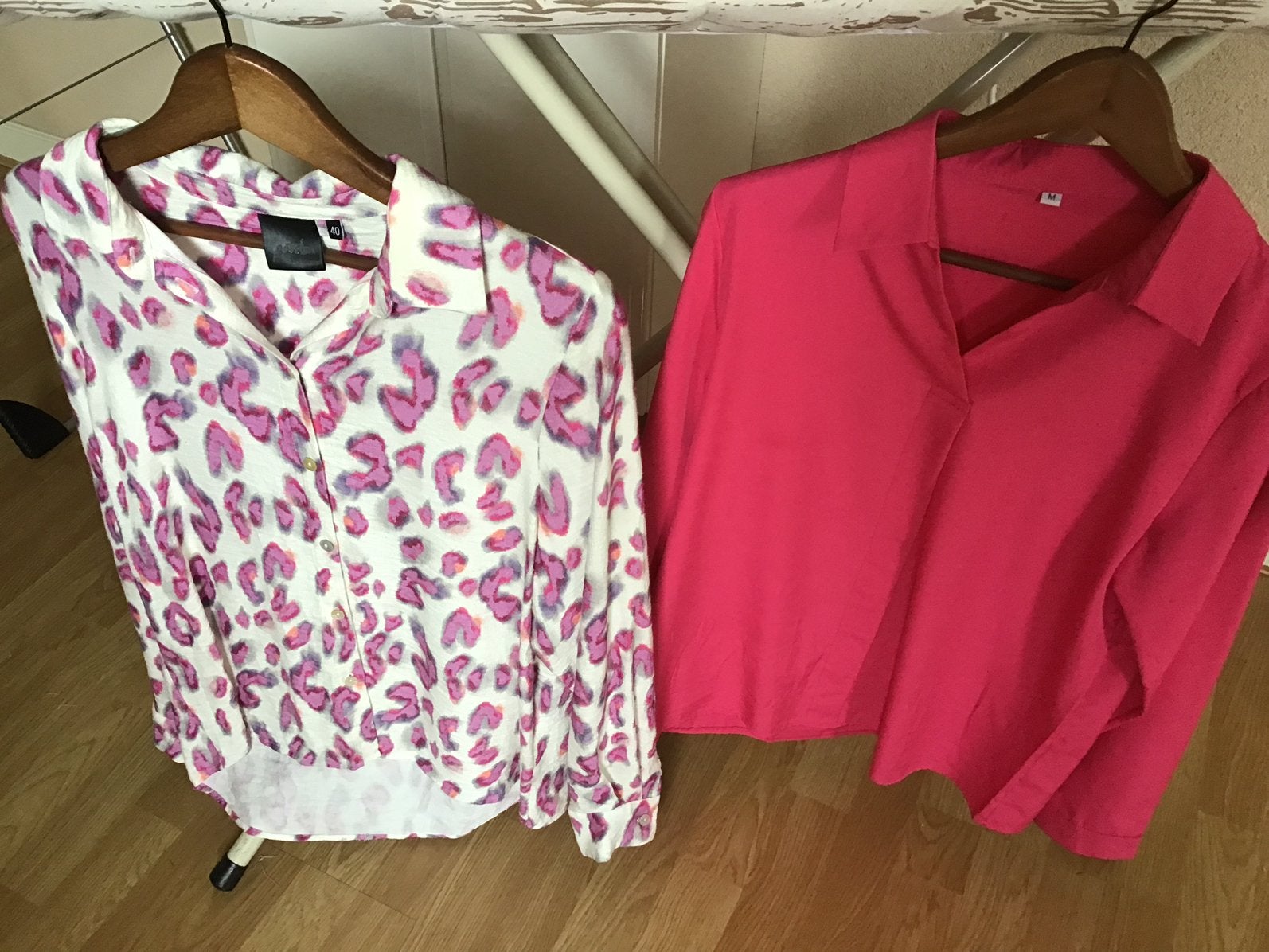 2 blouse lange mouw Poools maat 40, Ophalen of Verzenden, Zo goed als nieuw, Maat 38/40 (M)