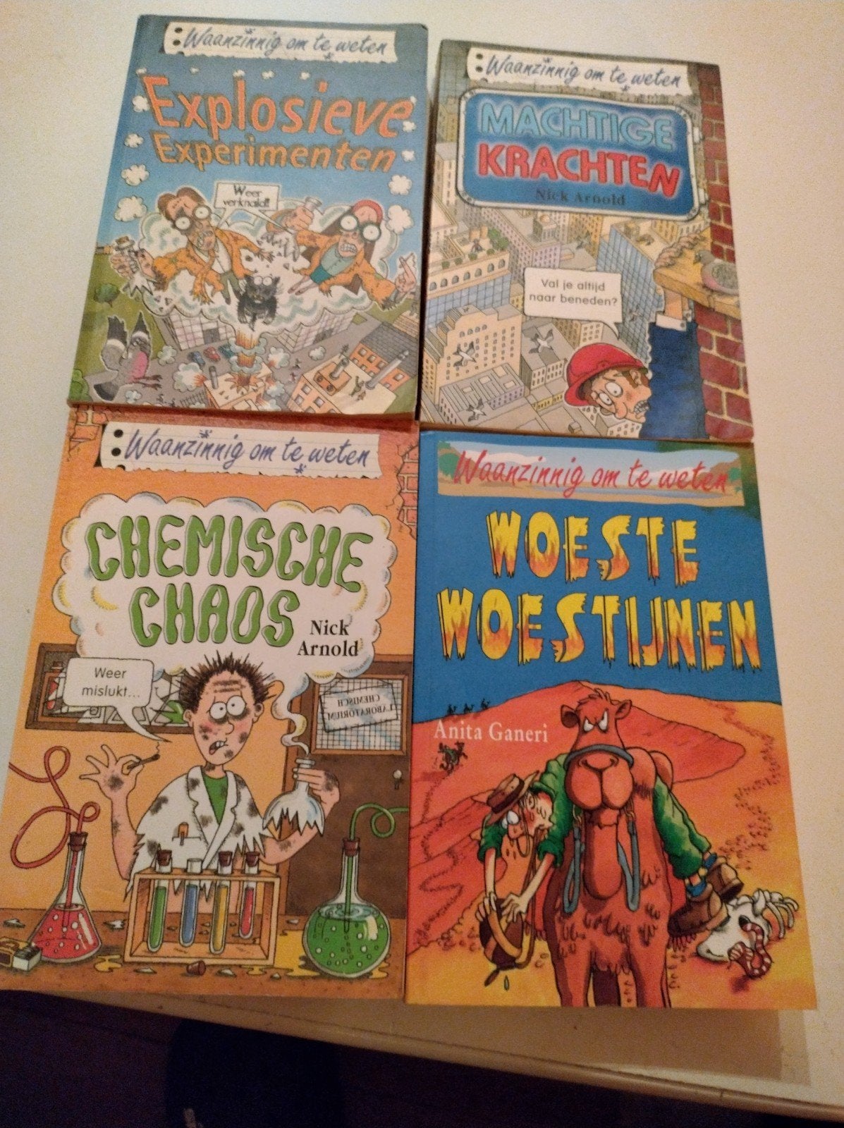 4x Waanzinnig om te weten boeken - Nick Arnold, Ophalen of Verzenden