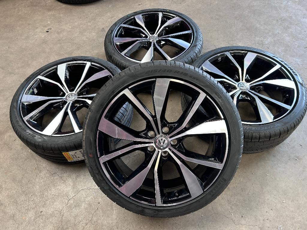 18 inch originele Misano velgen + zomerbanden VW Polo, 18 inch, 215 mm, Nieuw, Ophalen of Verzenden