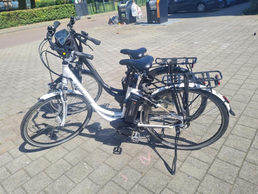 Setje Winora sinus fietsen yamaha accu en middenmotor teab, Ophalen of Verzenden, Gebruikt, Giant