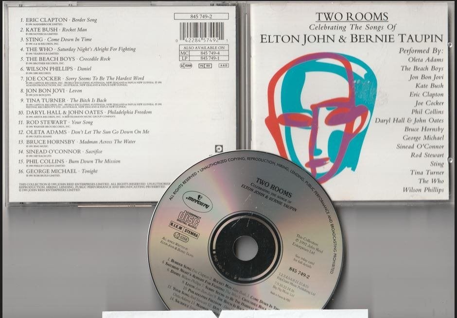 Two Rooms Celebrating The Songs Of Elton John& Bernie Taupin, Ophalen of Verzenden, Zo goed als nieuw, Verzamelalbum