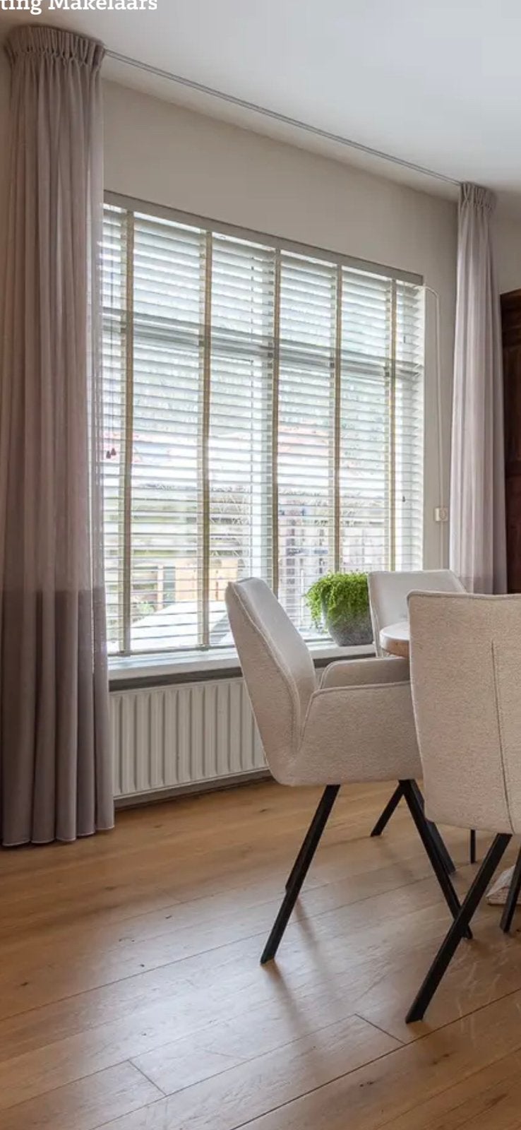 Luxaflex leemkleur zgan!!!, Ophalen, Zo goed als nieuw