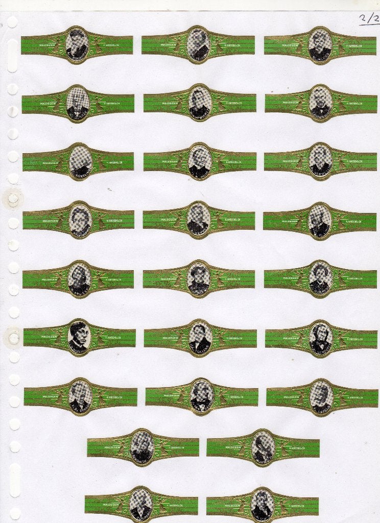 R. Janssens  NF  Ned. Letterkunde  groen, Ophalen of Verzenden, Zo goed als nieuw, Sigarenbandjes
