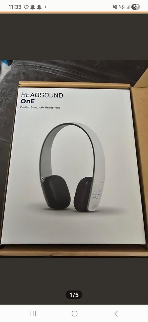 HEADSOUND OnE On-Ear Bluetooth Koptelefoon, Overige merken, Nieuw, Draadloos, Op oor (supra aural)