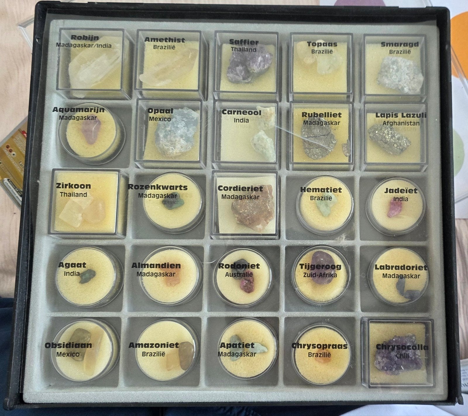 Kristal & edelstenen collectie, Verzamelen, Mineralen en Fossielen, Ophalen, Mineraal