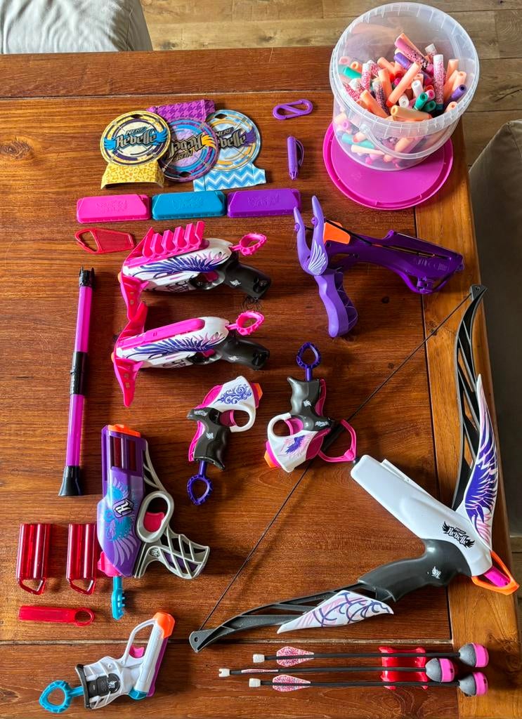 Nerf Rebelle speelgoed, Ophalen of Verzenden, Zo goed als nieuw