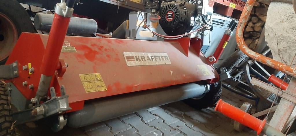 Kraffter ATV Klepelmaaier, Zo goed als nieuw, Tuin en Terras, Grasmaaiers, Ophalen, Cirkelmaaier, Elektrische starter, Kraffter