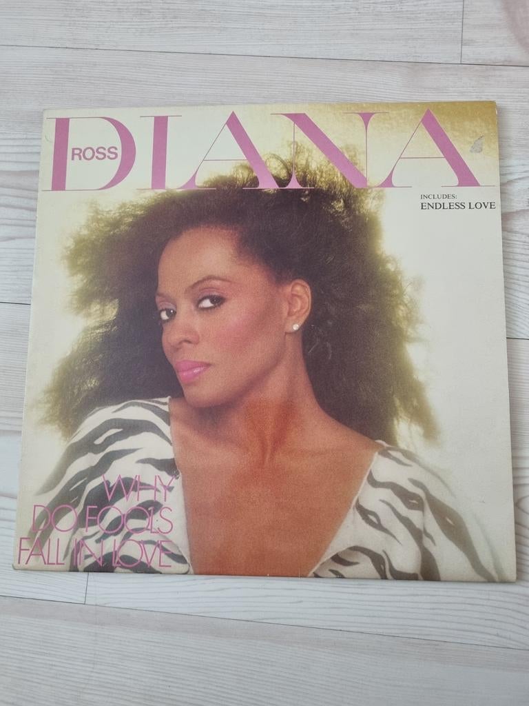 LP Diana Ross, Cd's en Dvd's, Vinyl | Pop, Gebruikt, 1980 - 1989, Ophalen of Verzenden, 12 inch