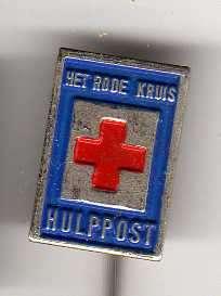 Speldje RODE KRUIS HULPPOST (A5), Ophalen of Verzenden, Gebruikt, Overige onderwerpen