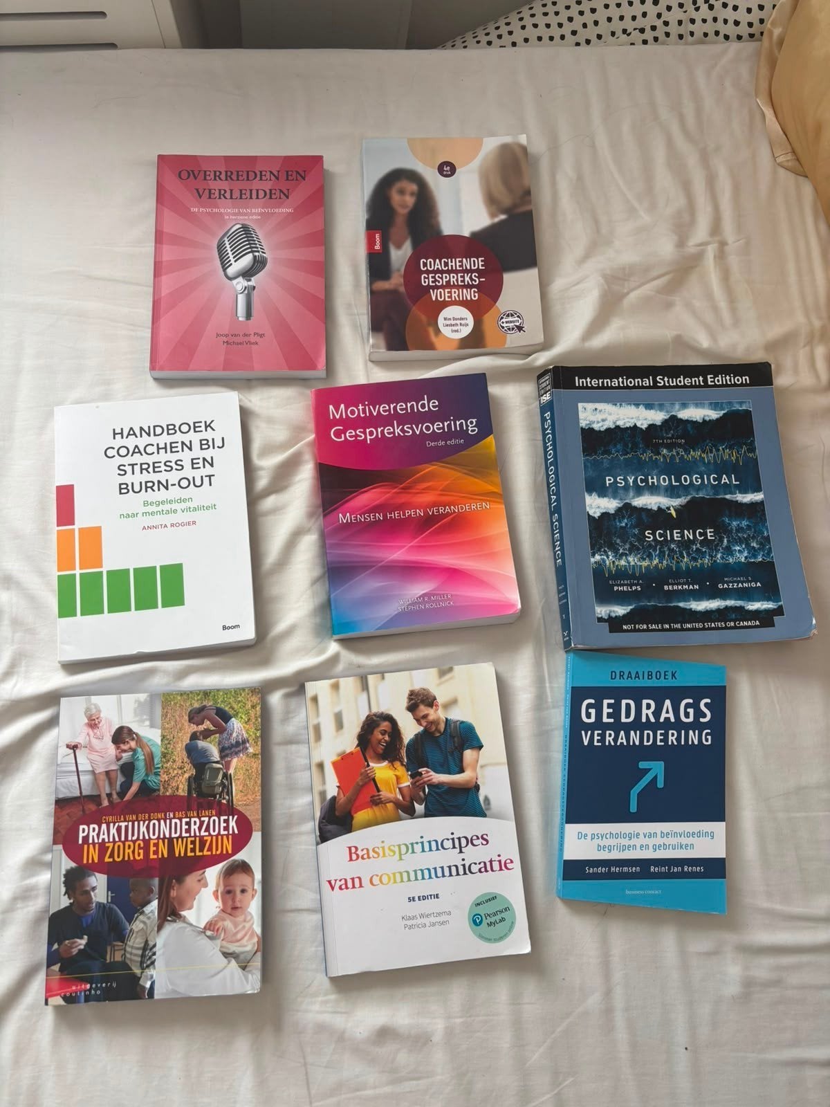 Boeken Toegepaste Psychologie HAN Nijmegen jaar 1 & 2, Ophalen of Verzenden, Beta, Gelezen, HBO