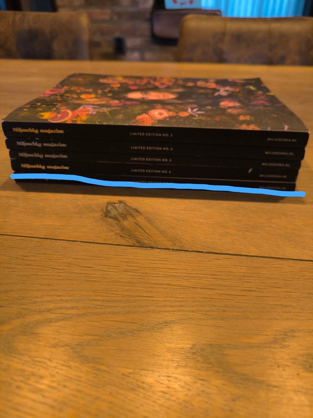 Miljuschka magazine limited edition nr. 3 t/m 6 + 13, Boeken, Tijdschriften en Kranten, Ophalen of Verzenden, Zo goed als nieuw