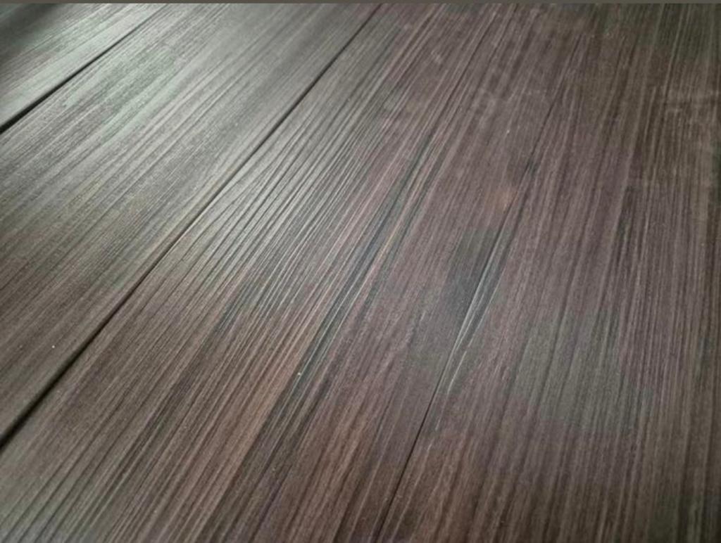 Nog 39m² bruin plak pvc houtlook donkerbruin, Bruin, 75 m² of meer, Nieuw, Ophalen