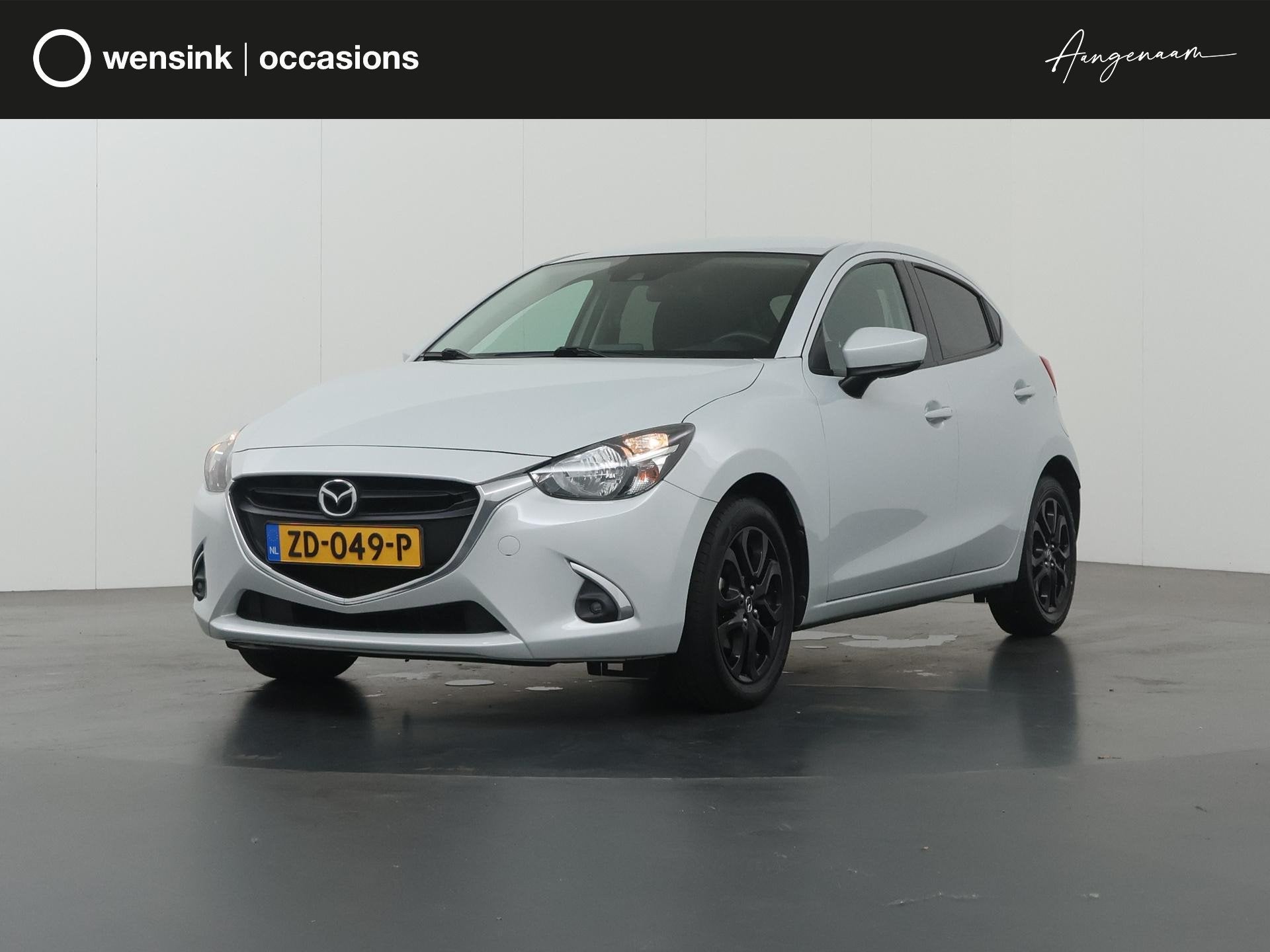 Mazda 2 1.5 Skyactiv-G Sport Selected | Navigatie | Cruise C, Auto's, Mazda, Voorwielaandrijving, Stof, Wit, Origineel Nederlands
