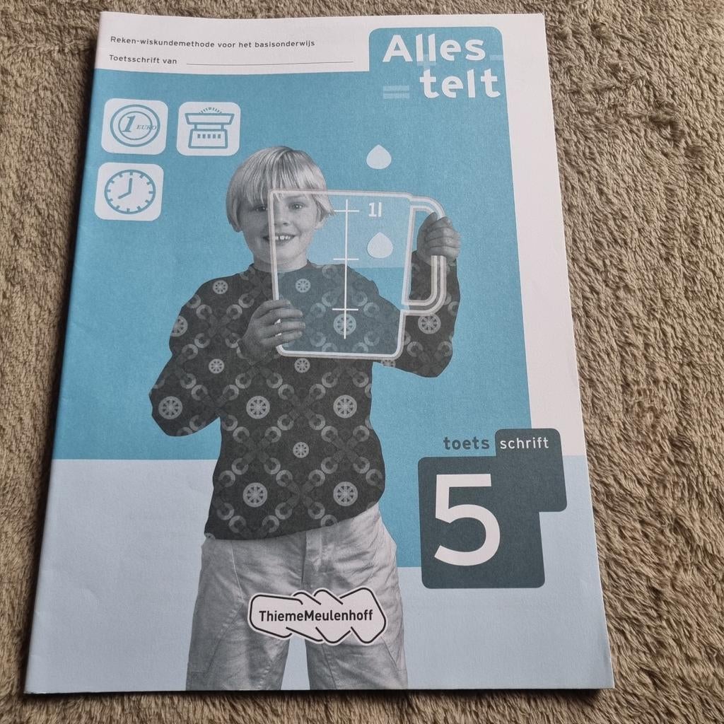Groep 5 Alles telt toets schrift Rekenen -wiskundemethode, Boeken, Ophalen of Verzenden, Nieuw, Fictie algemeen