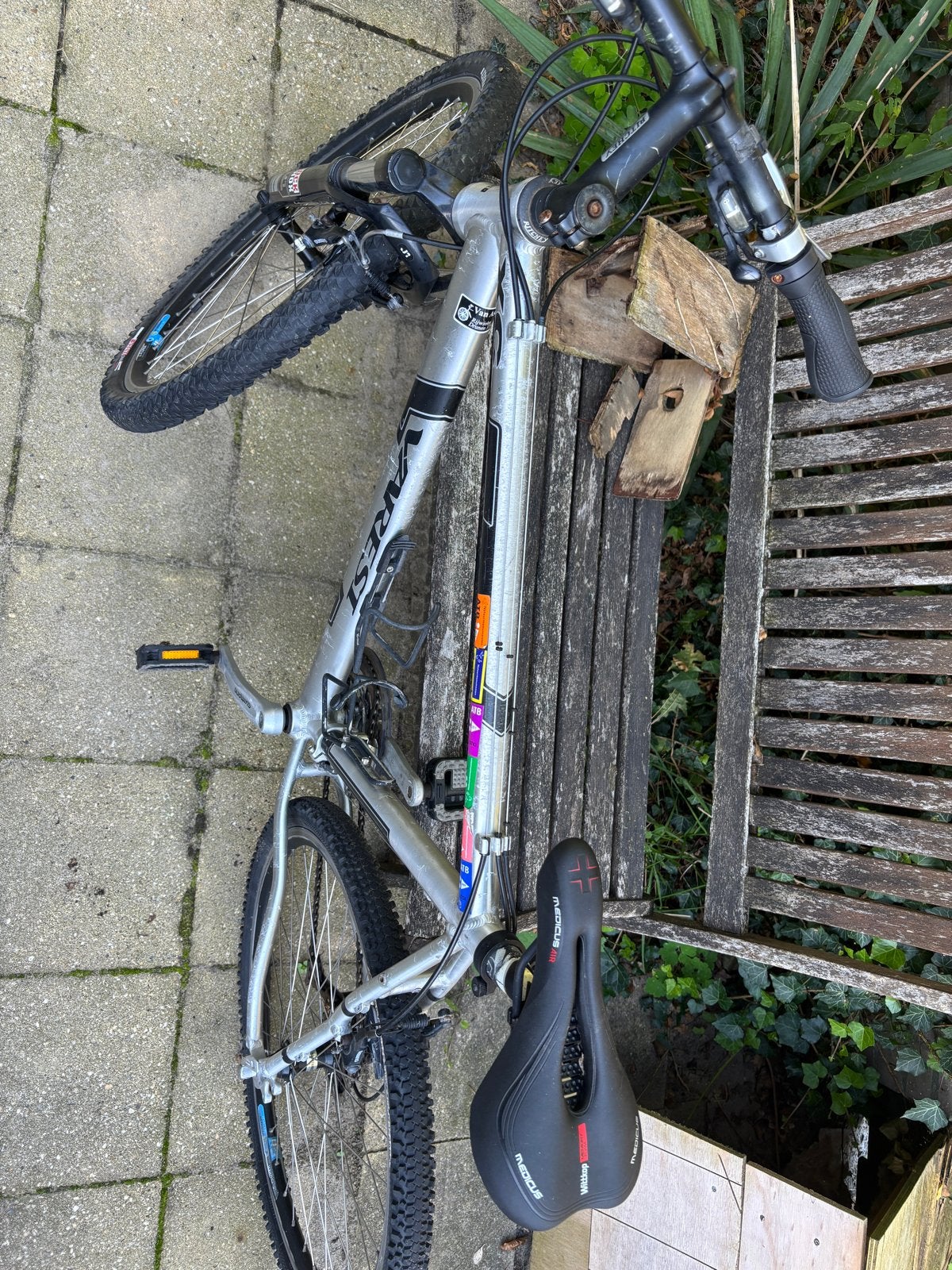 Mountainbike - Arest - Zilver - Goede staat, Gebruikt, Hardtail, 53 tot 57 cm, Ophalen