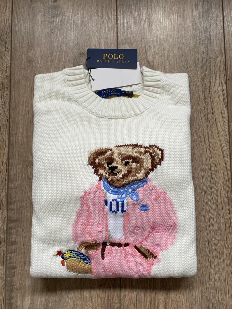 Polo Ralph Lauren Bear Trui - Nieuw met labels, Ophalen of Verzenden, Nieuw, Maat 38/40 (M), Wit