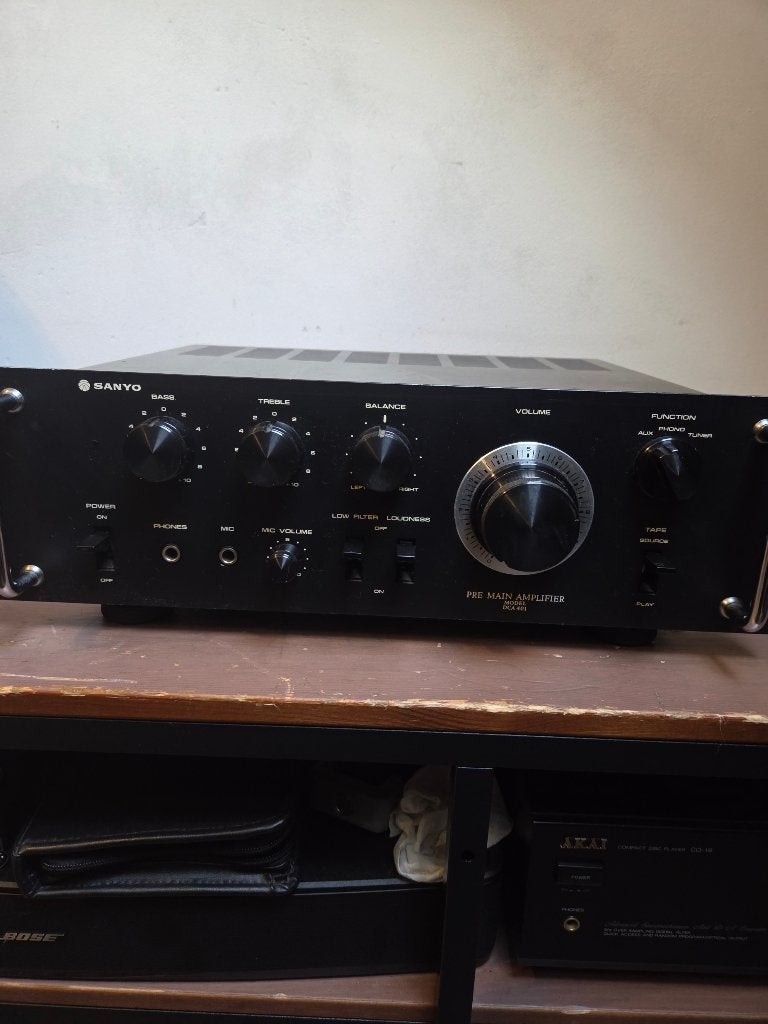 Sanyo DCA-401 Pre-main amplifier 1977, Gebruikt, Ophalen, Overige merken, Minder dan 60 watt