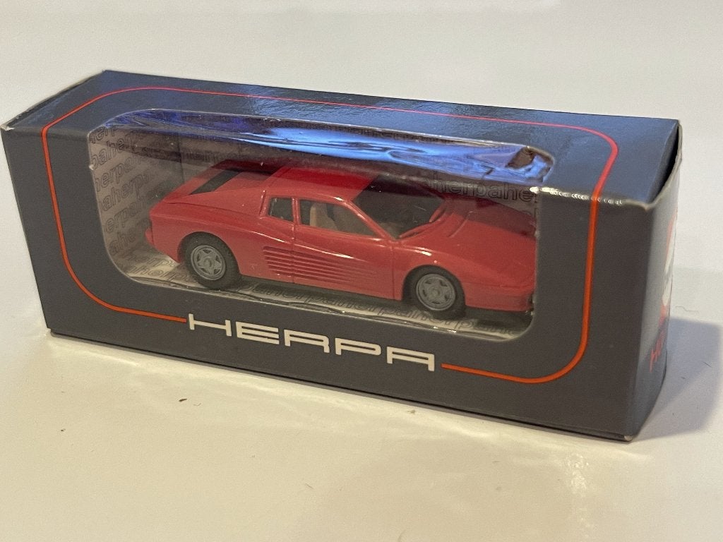Herpa 2500 Ferrari Testarossa 1:87 nieuw in verpakking, Ophalen of Verzenden, Zo goed als nieuw, Auto, Herpa