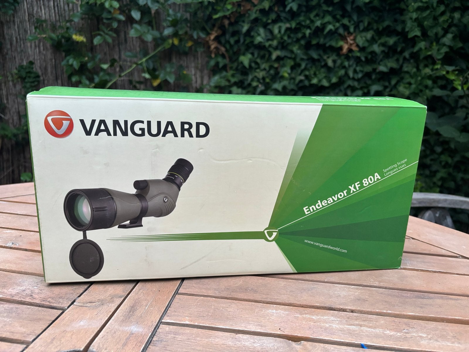 Vanguard Endeavor XF 80A telescoop met statief, Ophalen, Lenzentelescoop (refractor), 80 tot 200 mm, Met statief