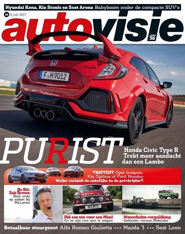 Autovisie 14 2017 : Alfa Romeo Giulietta - Seat Leon FR TSI, Ophalen of Verzenden, Gelezen, Algemeen