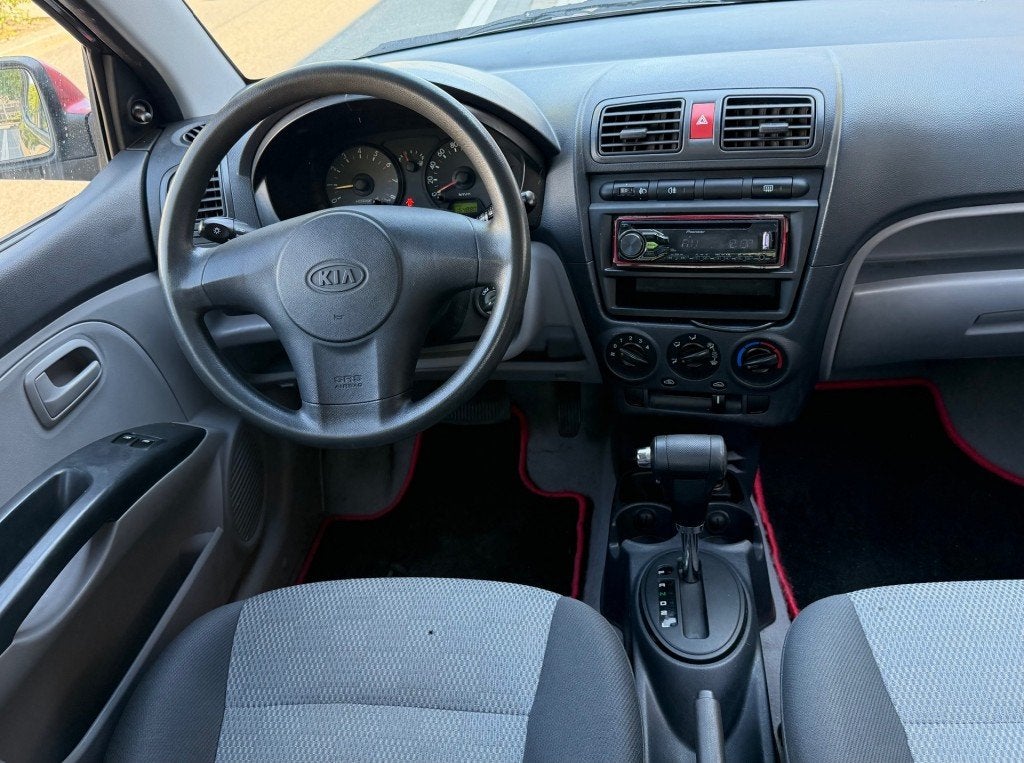 Kia PICANTO 1.1 LXE 5DRS AUTOMAAT RIJDT HEEL GOED NAP APK 8-, Auto's, Kia, Gebruikt, 4 cilinders, Zwart, Airbags