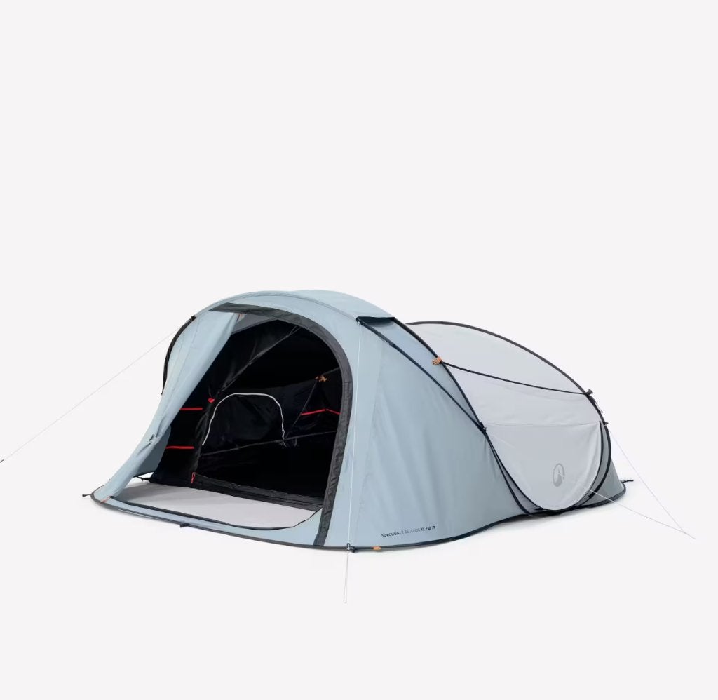 Decathlon Quechua 2 Secondes XL F&B 3 persoons, Ophalen, Zo goed als nieuw, Tot en met 3