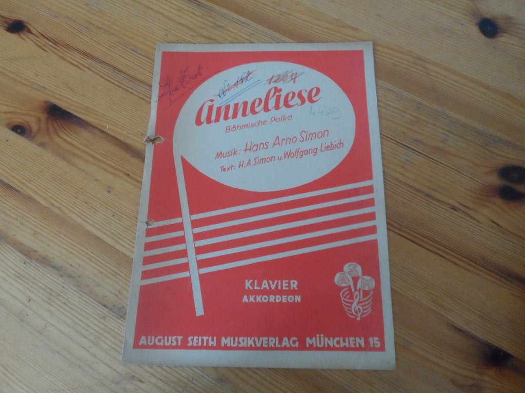 Anneliese - simon / liebig, Accordeon, Gebruikt, Ophalen of Verzenden, Artiest of Componist