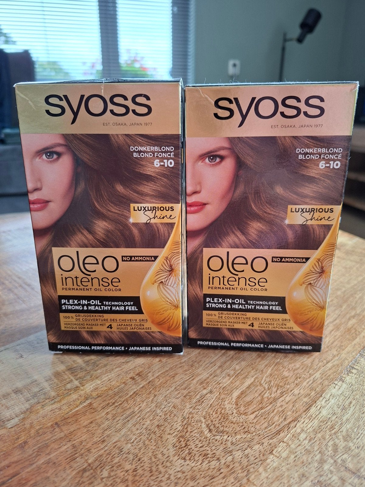 Nieuwe Syoss Oleo Intense Donkerblond 6-10 Haarverf (2 stuk, Ophalen of Verzenden, Nieuw, Overige typen