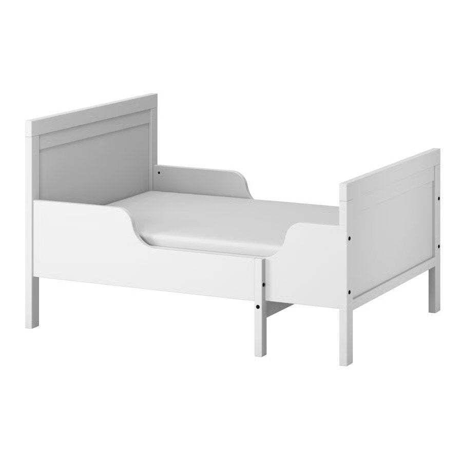 Ikea sundvik meegroeibed grijs 80x200, Ophalen, Gebruikt, 70 tot 85 cm, Lattenbodem