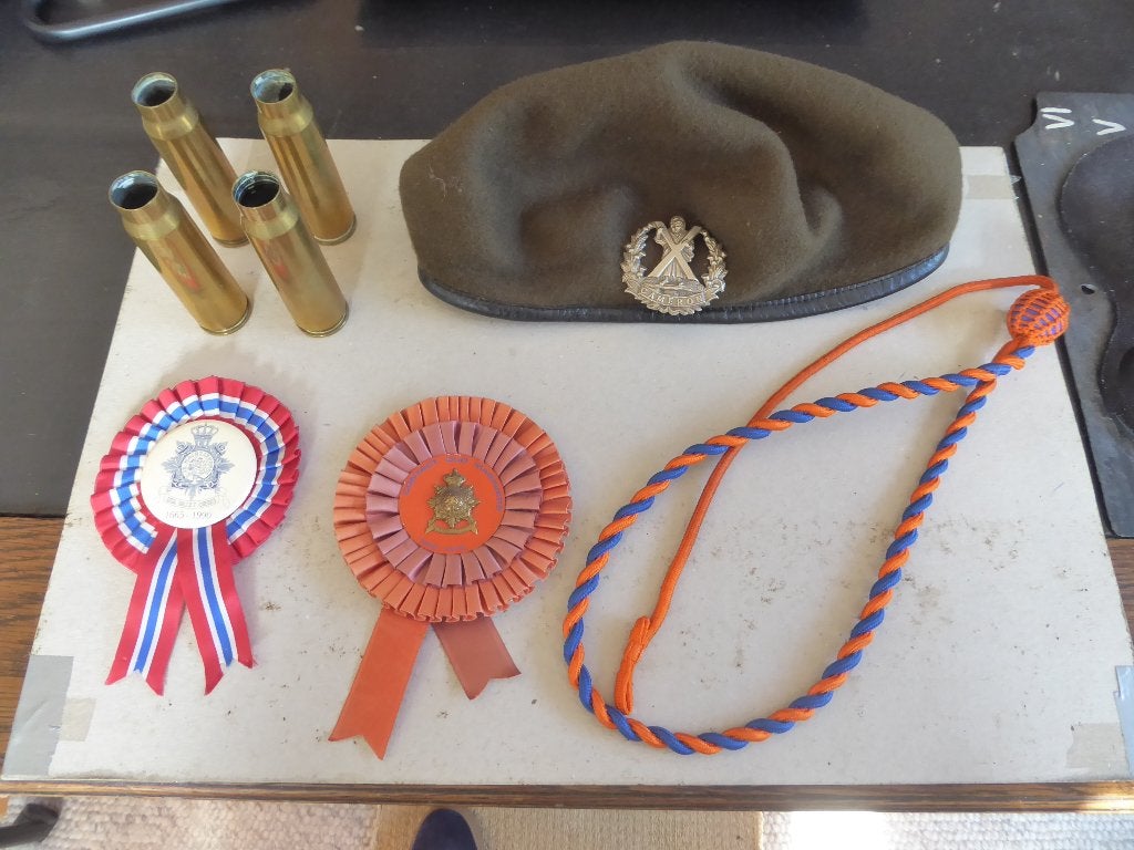 MILITARIA DIVERSEN O.A. MARINIERS, Verzamelen, Ophalen of Verzenden, Overige soorten, Nederland, Embleem of Badge