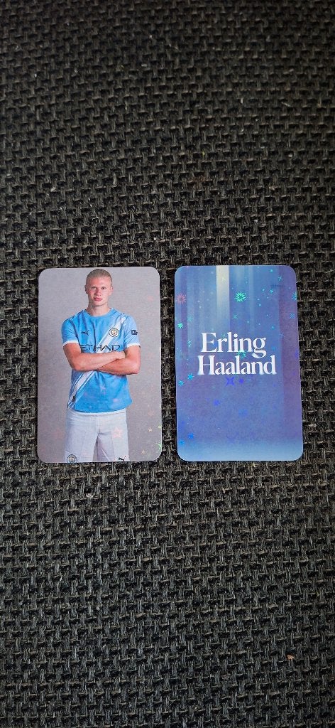Diverse trading cards Erling Haaland # Man City / Dortmund, Ophalen of Verzenden, Nieuw, Buitenlandse clubs, Spelerskaart