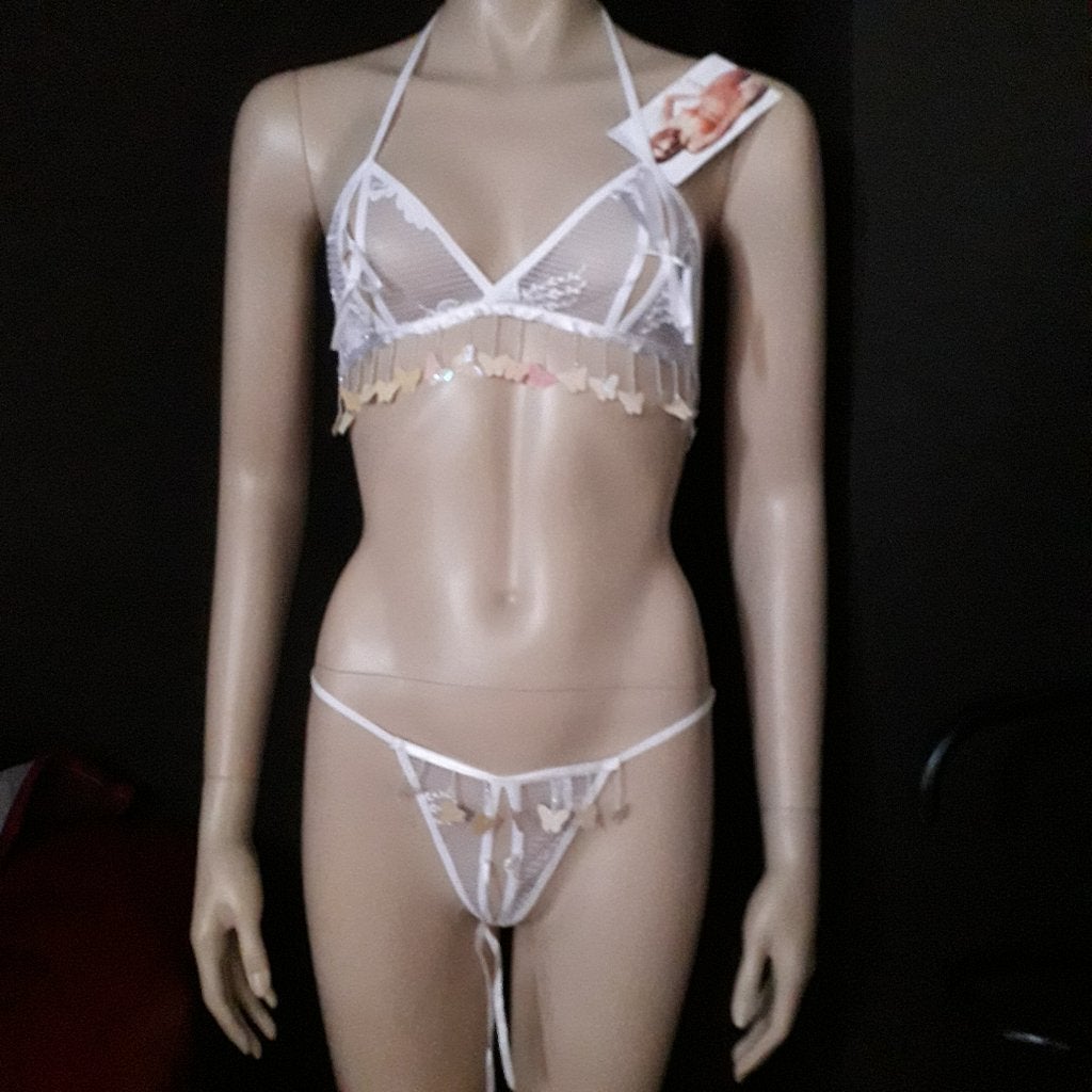 sexy Ibiza stijl lingerieset, open cup + string, div kleuren, Ibiza Stijl Trademark, Verzenden, Overige kleuren, Setje