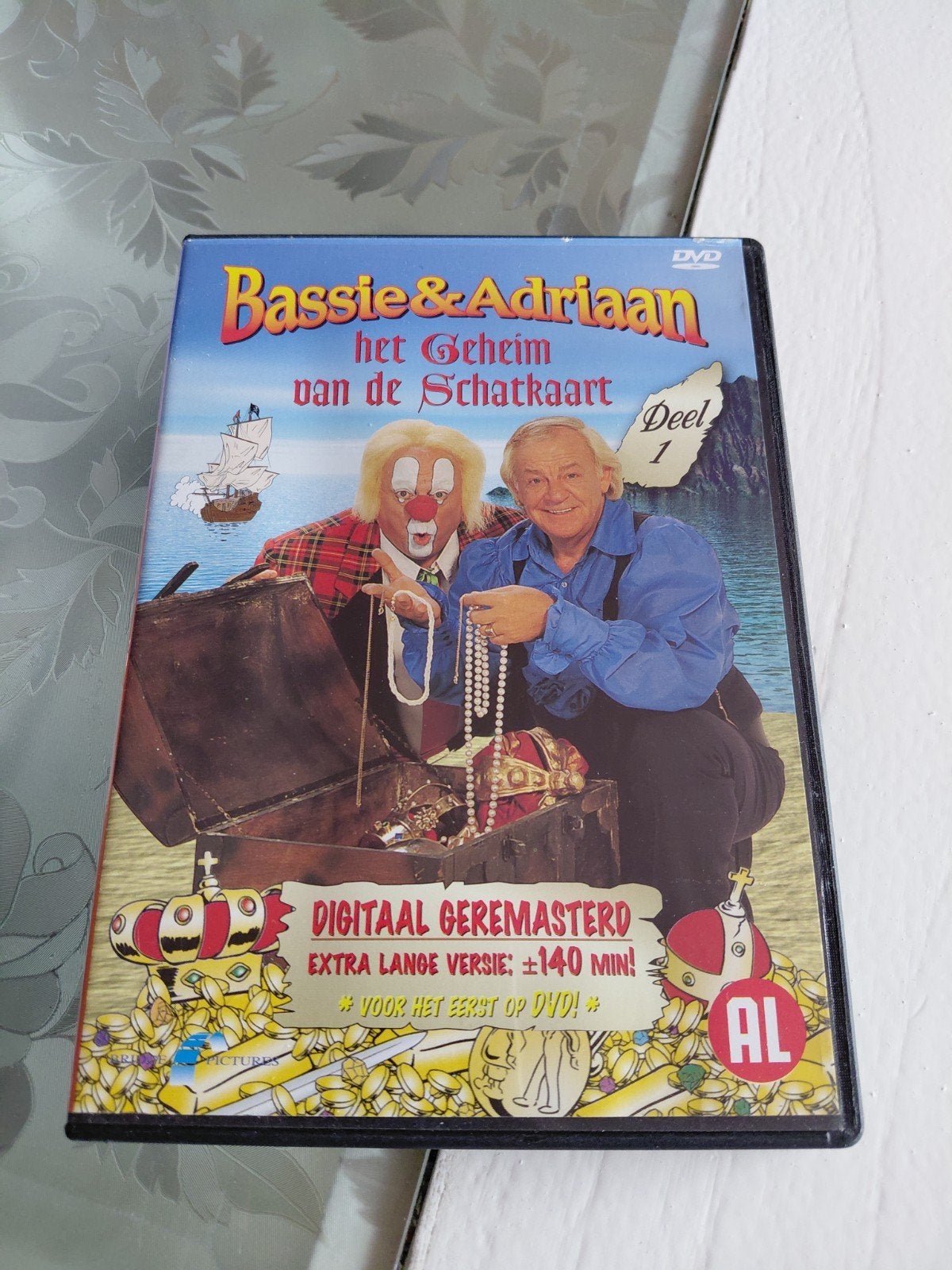 Bassie en Adriaan geheim van de Schatkaart deel 1 dvd. #2., Alle leeftijden, Tv-serie, Ophalen of Verzenden, Zo goed als nieuw