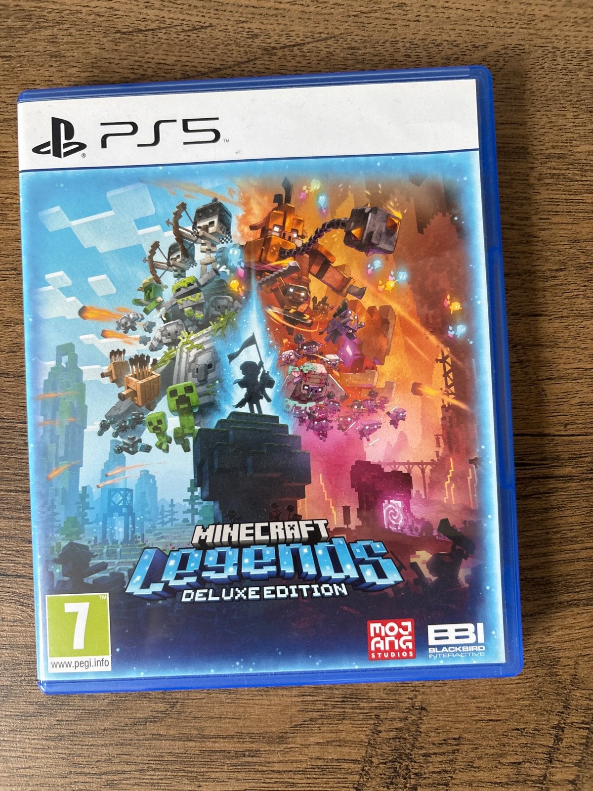 Minecraft Legends Deluxe Edition PS5 - Zo goed als nieuw, Online, 1 speler, Ophalen of Verzenden, Zo goed als nieuw