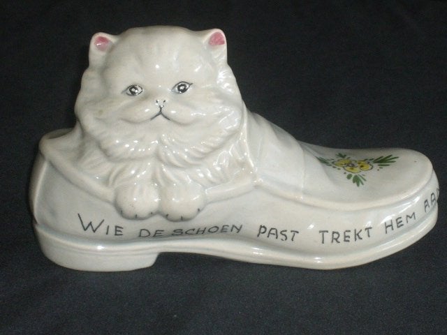 Gouda Aardewerk K. Moerings / Witte Keeshond, Ophalen