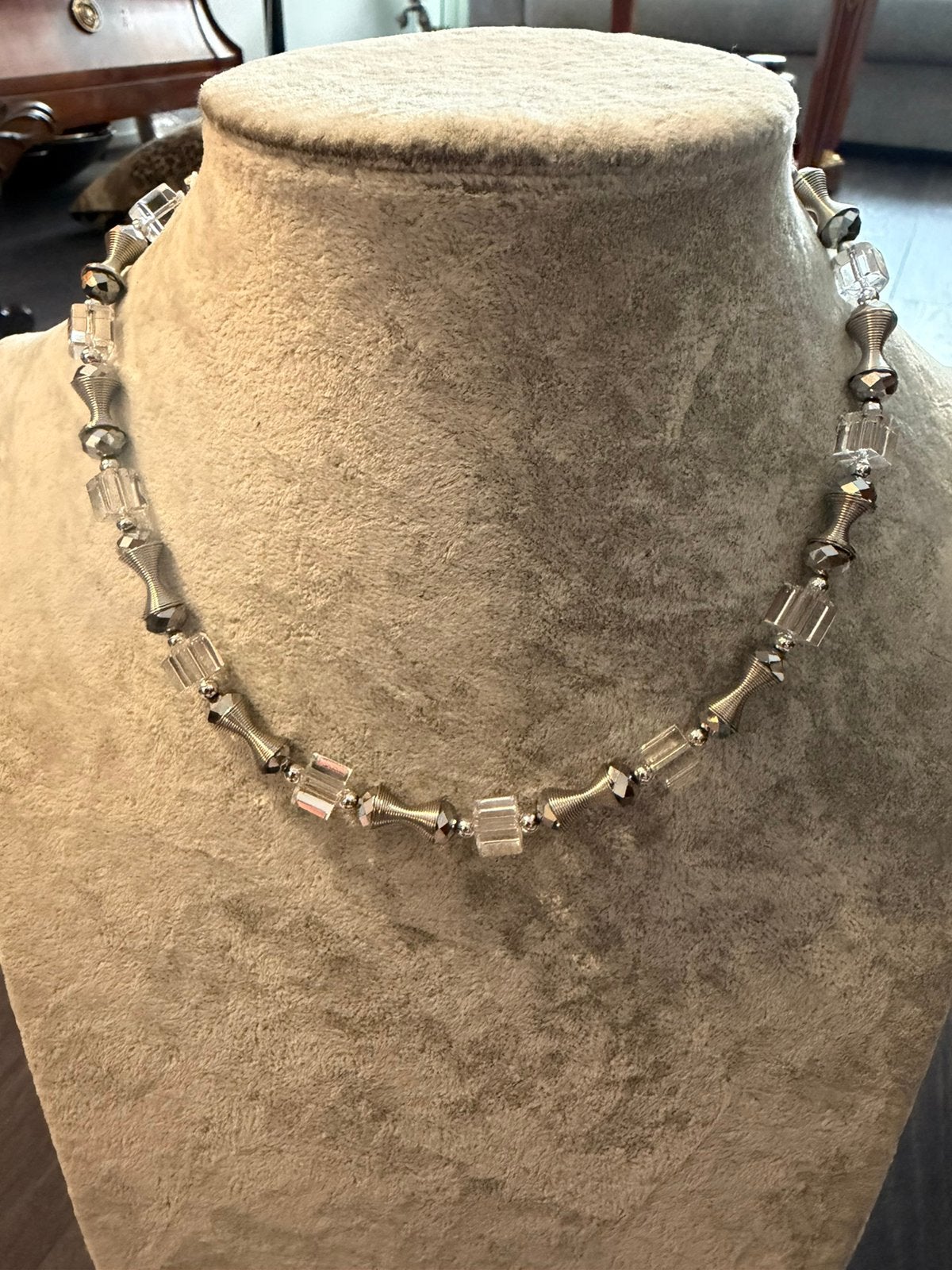 Partij 6 stuks mooie luxe kettingen 22/5, Sieraden, Tassen en Uiterlijk, Verzenden, Nieuw, Overige kleuren, Overige materialen