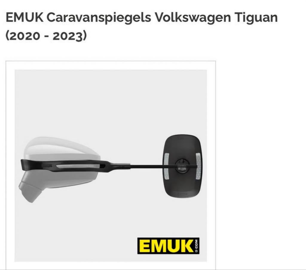 EMUK caravanspiegels Tiguan, Auto-onderdelen, Spiegels, Ophalen of Verzenden