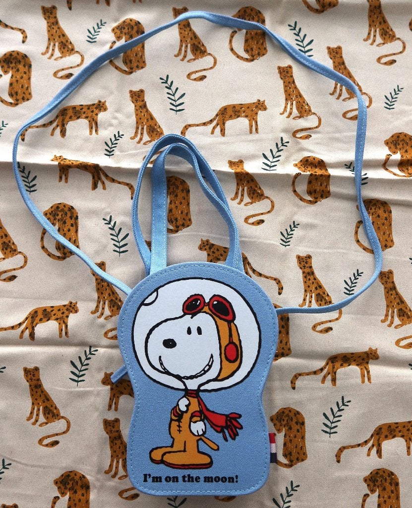 Snoopy Peanuts Astronaut Comics Cartoon Mini Schoudertasje, Verzenden, Snoopy, Nieuw, Kleding