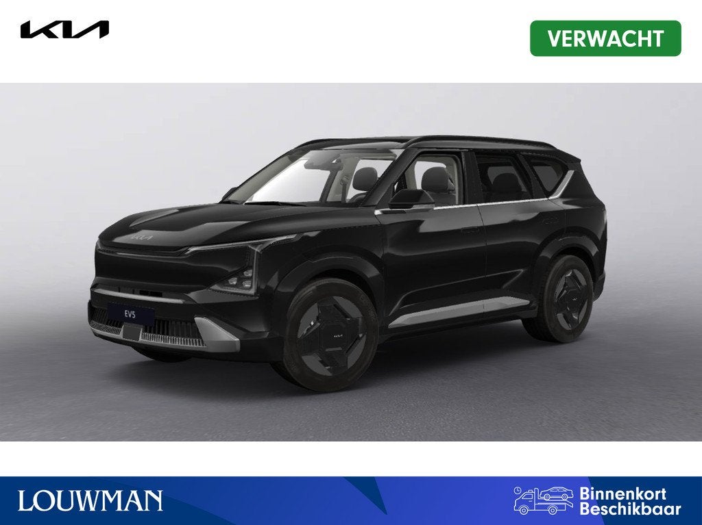 Kia EV5 Plus Advanced 81.4 kWh *VERWACHT* Onderweg-naar-deal, Auto's, Kia, Zwart, Nieuw, Lichtsensor, SUV of Terreinwagen