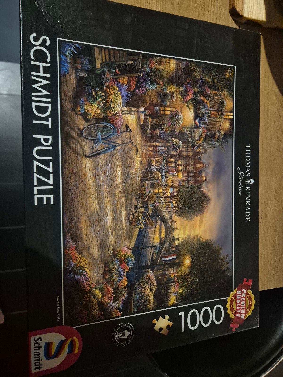 puzzel Amsterdam café -Schmidt 1000, Ophalen of Verzenden, 500 t/m 1500 stukjes, Nieuw