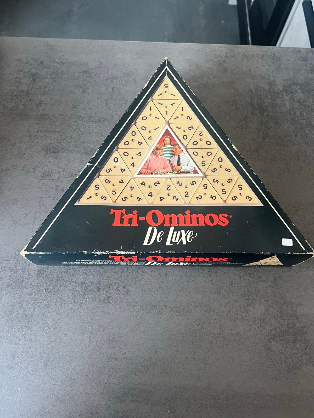 Triominos deluxe, Ophalen of Verzenden, Zo goed als nieuw