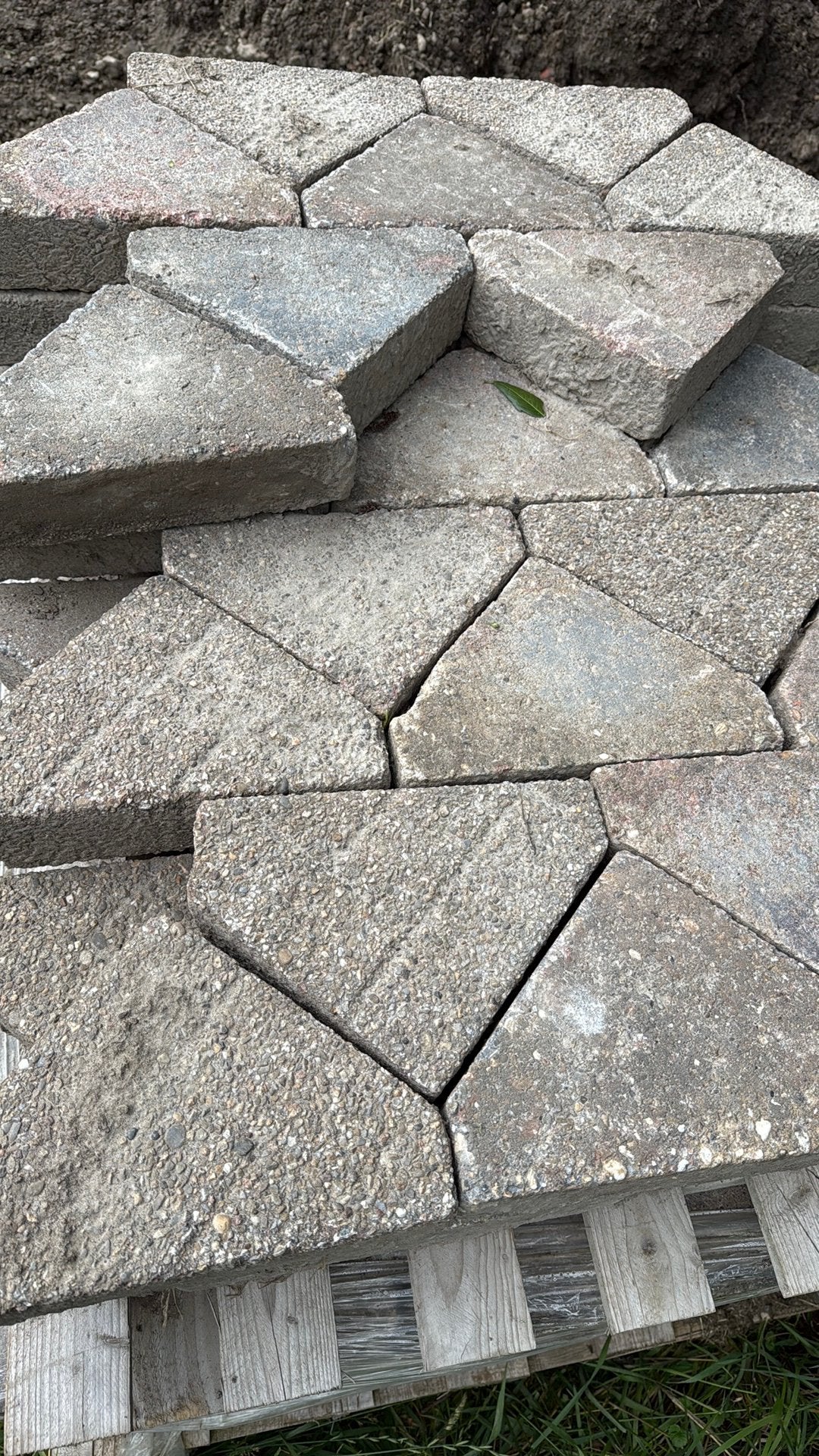 Kantstenen kleur heide, Ophalen, Gebruikt, Klinkers, 10 m² of meer