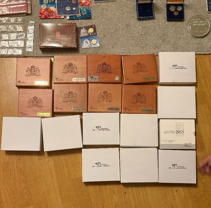 Gigantische Nederlandse Proofsets en Muntsets 1983-2015 etc., Ophalen, Setje, Koningin Beatrix, Overige waardes