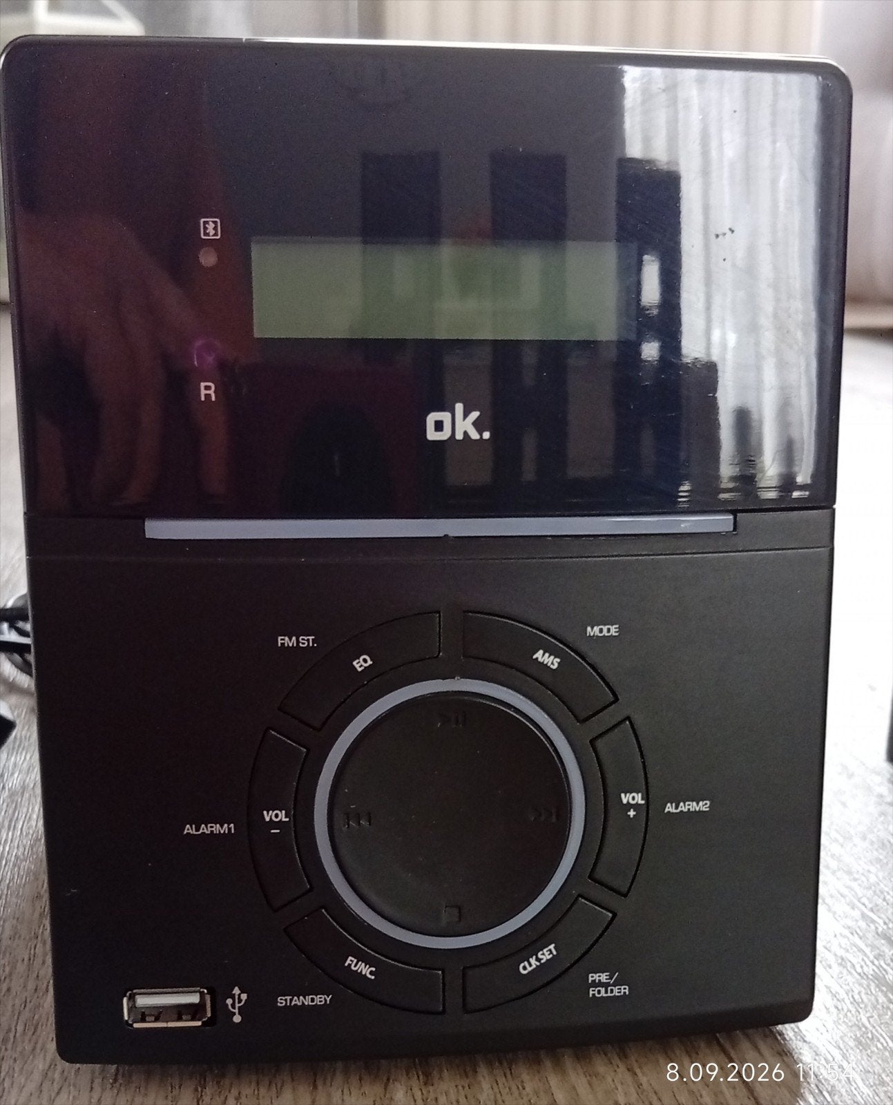 OK. Microset met CD, Bluetooth en USB - Slechts 1 speaker, Gebruikt, Microset, Tuner of Radio, Ophalen