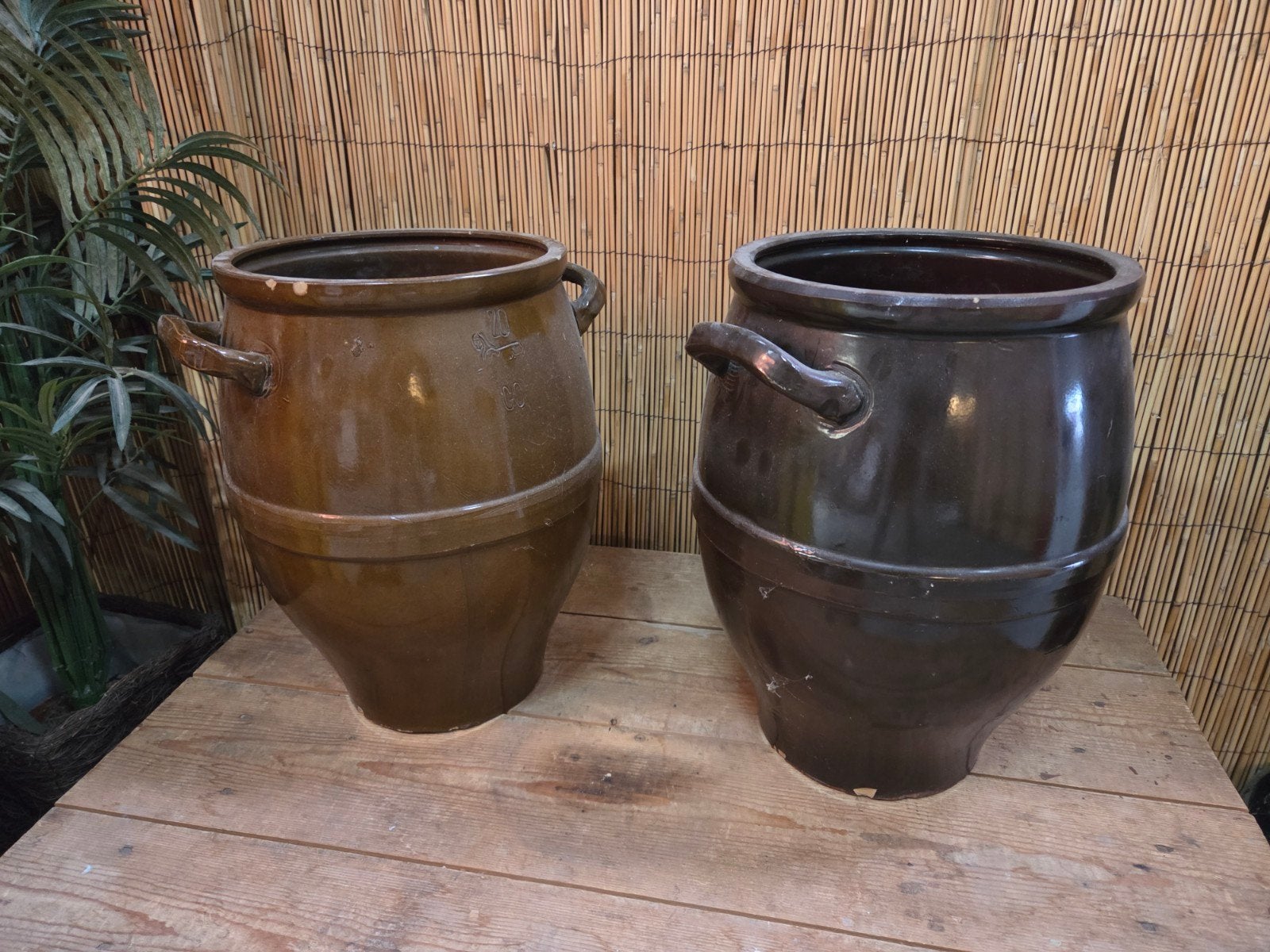 Twee grote Keulse potten, Ophalen of Verzenden