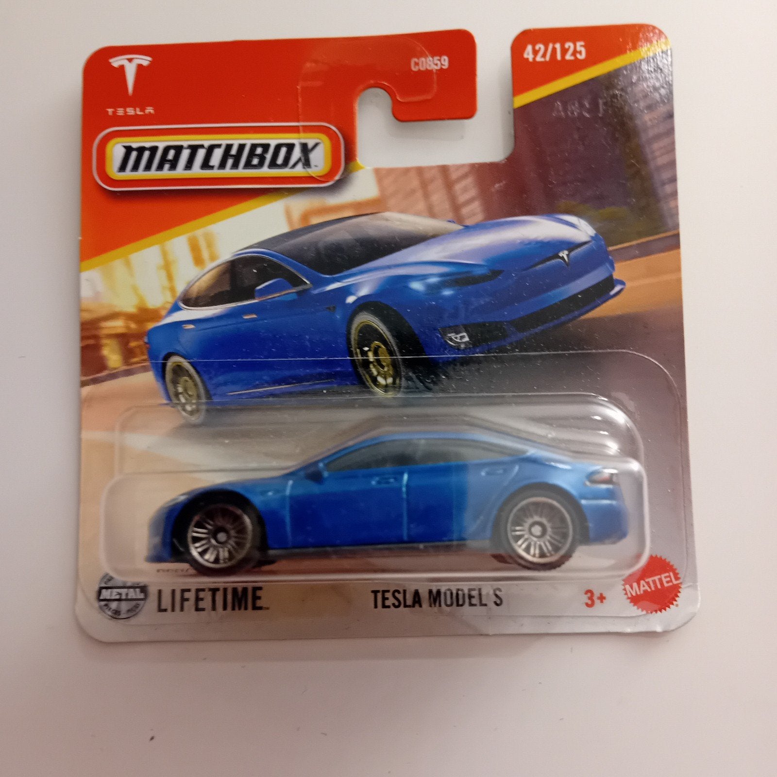 matchbox Tesla model s, Hobby en Vrije tijd, Ophalen of Verzenden, Nieuw, Auto
