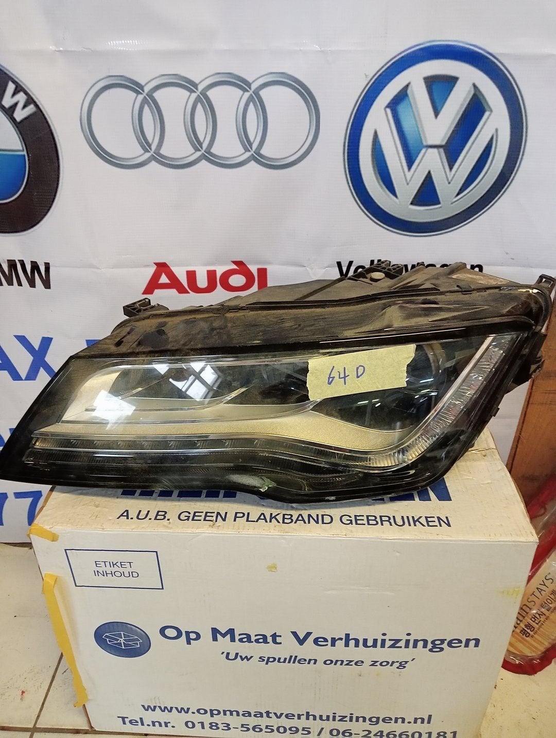 Audi A7 LED koplamp 4g8941033 4g8941033B 4g8941033C, Gebruikt, -, -, -